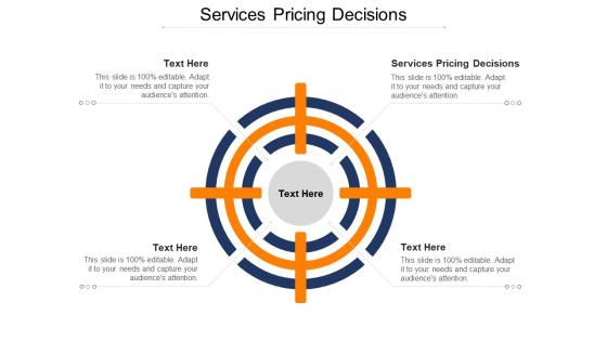 Services pricing decisions ppt powerpoint presentation outline example file cpb