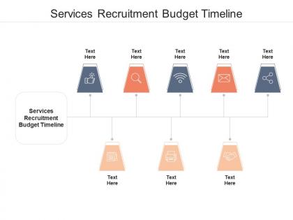 Services recruitment budget timeline ppt powerpoint presentation portfolio background image cpb