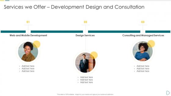 Services we Offer Development Design and Consultation App developer playbook