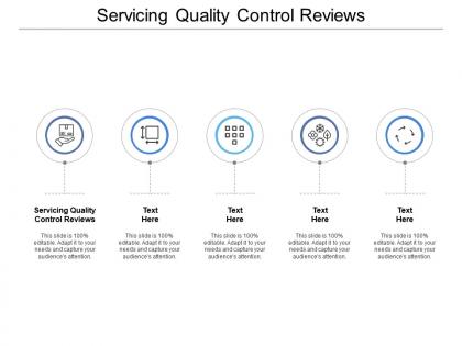 Servicing quality control reviews ppt powerpoint presentation pictures graphics cpb
