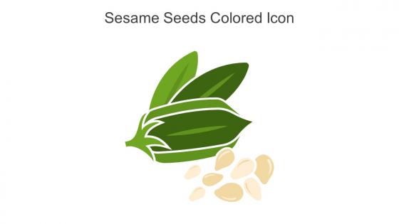 Sesame Seeds Colored Icon In Powerpoint Pptx Png And Editable Eps Format