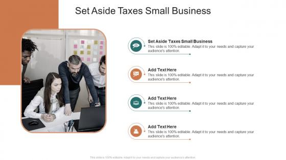 Set Aside Taxes Small Business In Powerpoint And Google Slides Cpb