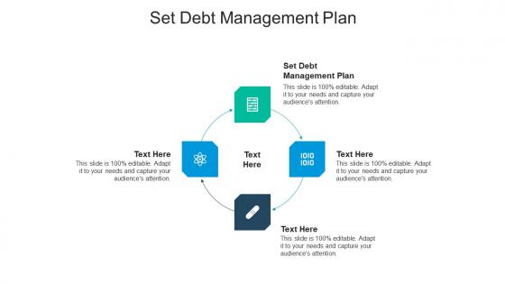 Set debt management plan ppt powerpoint presentation icon outfit cpb