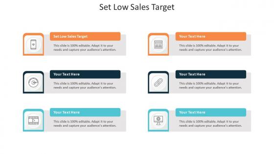 Set low sales target ppt powerpoint presentation inspiration graphic images cpb
