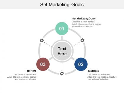 Set marketing goals ppt powerpoint presentation summary guide cpb
