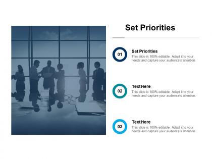 Set priorities ppt powerpoint presentation styles graphics download cpb