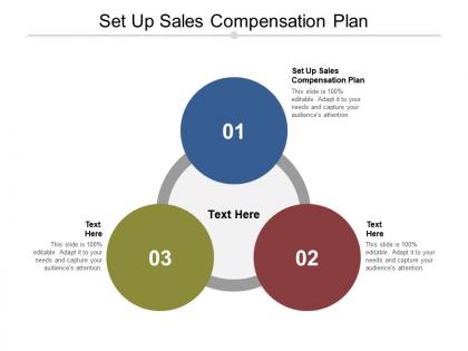 Set up sales compensation plan ppt powerpoint presentation model skills cpb
