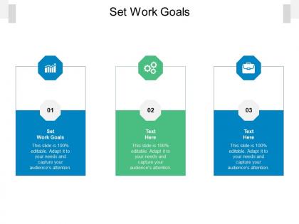 Set work goals ppt powerpoint presentation professional file formats cpb