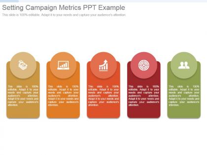 Setting campaign metrics ppt example