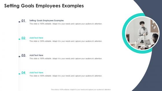 Setting Goals Employees Examples In Powerpoint And Google Slides Cpb