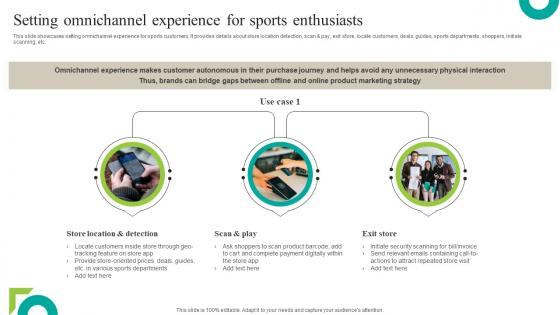 Setting Omnichannel Experience For Sports Increasing Brand Outreach Marketing Campaigns MKT SS V