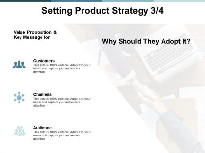 Setting product strategy audience ppt powerpoint presentation summary tips
