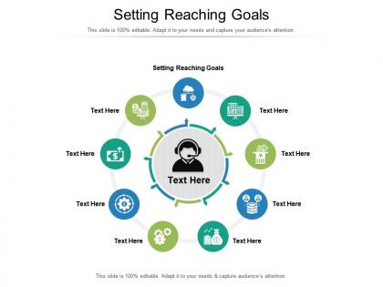 Setting reaching goals ppt powerpoint presentation ideas rules cpb