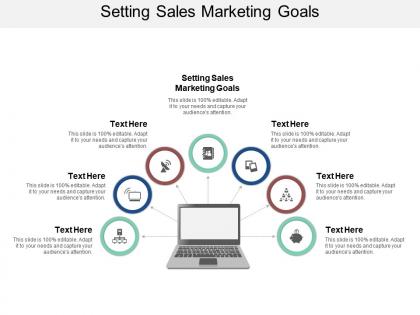 Setting sales marketing goals ppt powerpoint presentation summary influencers cpb