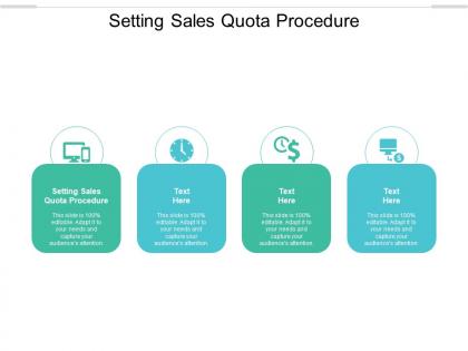 Setting sales quota procedure ppt powerpoint presentation professional slide portrait cpb