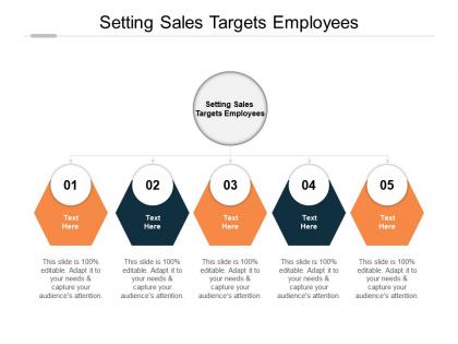 Setting sales targets employees ppt powerpoint presentation pictures skills cpb