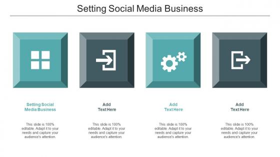 Setting Social Media Business Ppt Powerpoint Presentation Portfolio Structure Cpb