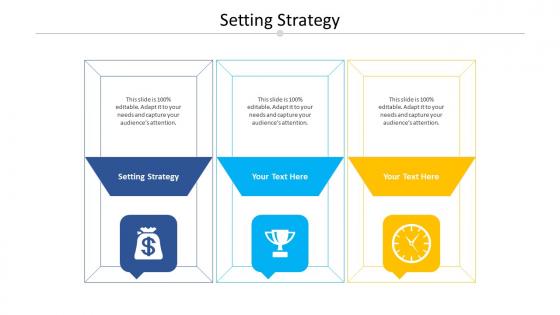 Setting strategy ppt powerpoint presentation slides grid cpb