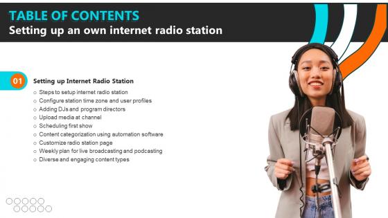 Setting Up An Own Internet Radio Station Table Of Content