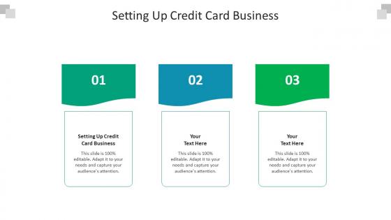Setting up credit card business ppt powerpoint presentation file images cpb