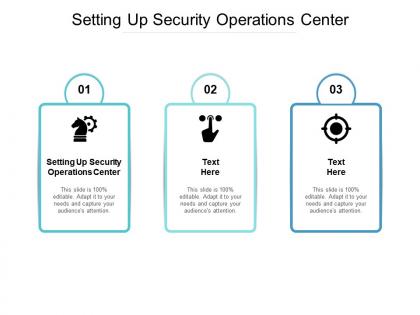 Setting up security operations center ppt powerpoint presentation file graphic images cpb