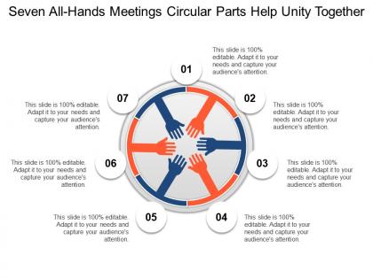 Seven all hands meetings circular parts help unity together
