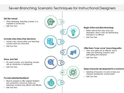 Seven branching scenario techniques for instructional designers