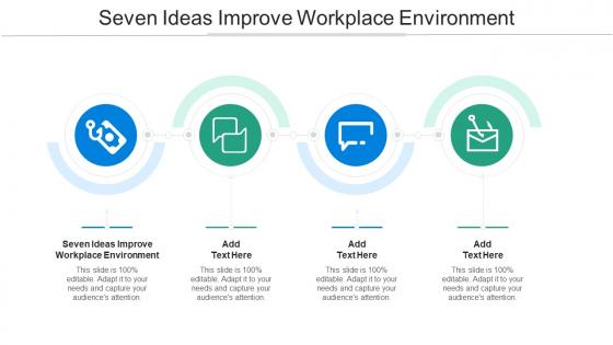 Seven Ideas Improve Workplace Environment In Powerpoint And Google Slides