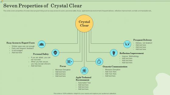 Seven Properties Of Crystal Clear Agile Information Technology Project Management