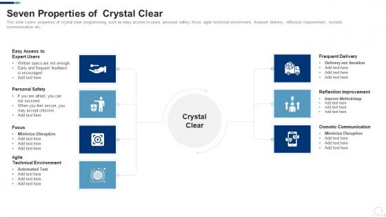 Seven Properties Of Crystal Clear Agile Project Management Frameworks