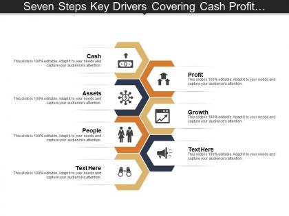 Seven steps key drivers covering cash profit assets growth and people