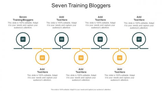 Seven Training Bloggers In Powerpoint And Google Slides Cpb