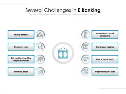 Several challenges in e banking