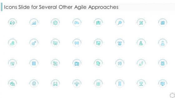 Several other agile approaches icons slide for several other agile approaches
