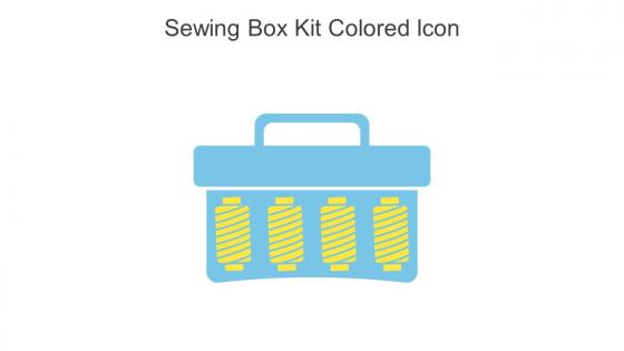 Sewing Box Kit Colored Icon In Powerpoint Pptx Png And Editable Eps Format