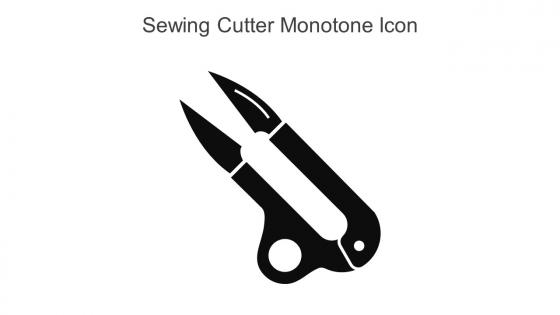 Sewing Cutter Monotone Icon In Powerpoint Pptx Png And Editable Eps Format