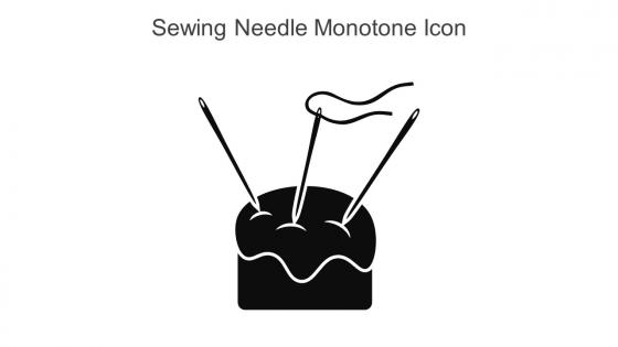 Sewing Needle Monotone Icon In Powerpoint Pptx Png And Editable Eps Format