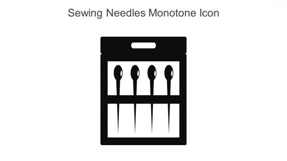 Sewing Needles Monotone Icon In Powerpoint Pptx Png And Editable Eps Format