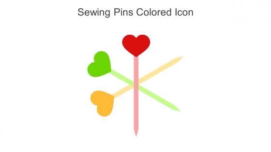 Sewing Pins Colored Icon In Powerpoint Pptx Png And Editable Eps Format