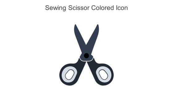 Sewing Scissor Colored Icon In Powerpoint Pptx Png And Editable Eps Format