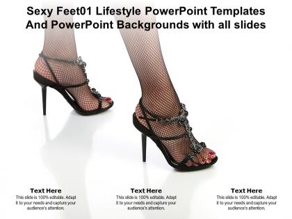Sexy feet01 lifestyle templates backgrounds with all slides ppt powerpoint