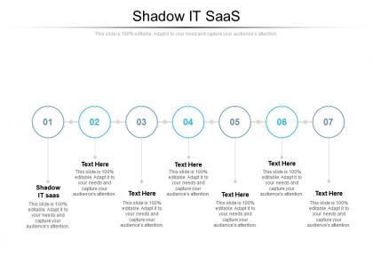Shadow it saas ppt powerpoint presentation show example cpb