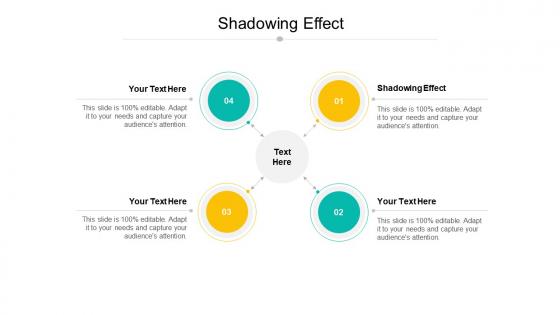 Shadowing effect ppt powerpoint presentation slides design templates cpb