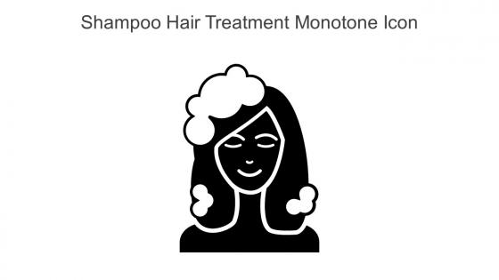 Shampoo Hair Treatment Monotone Icon In Powerpoint Pptx Png And Editable Eps Format