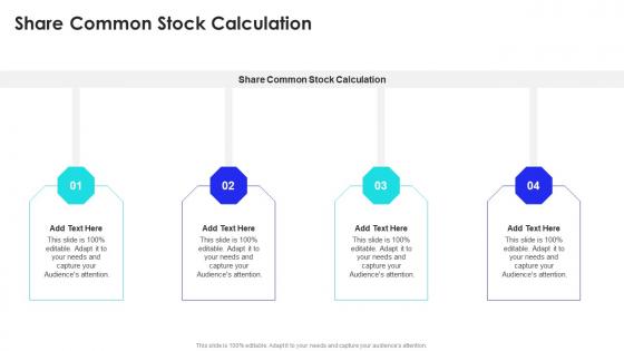 Share Common Stock Calculation In Powerpoint And Google Slides Cpb