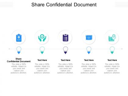 Share confidential document ppt powerpoint ideas background designs cpb