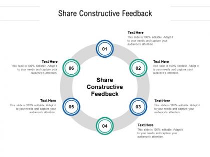 Share constructive feedback ppt powerpoint presentation file background designs cpb