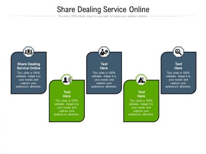 Share dealing service online ppt powerpoint presentation outline diagrams cpb