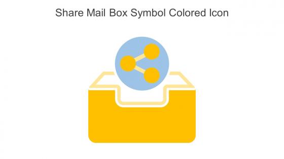 Share Mail Box Symbol Colored Icon In Powerpoint Pptx Png And Editable Eps Format
