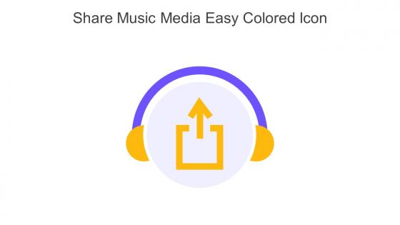Share Music Media Easy Colored Icon In Powerpoint Pptx Png And Editable Eps Format